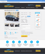 Landing of car rental services in different classes. | Evergreen projects 8