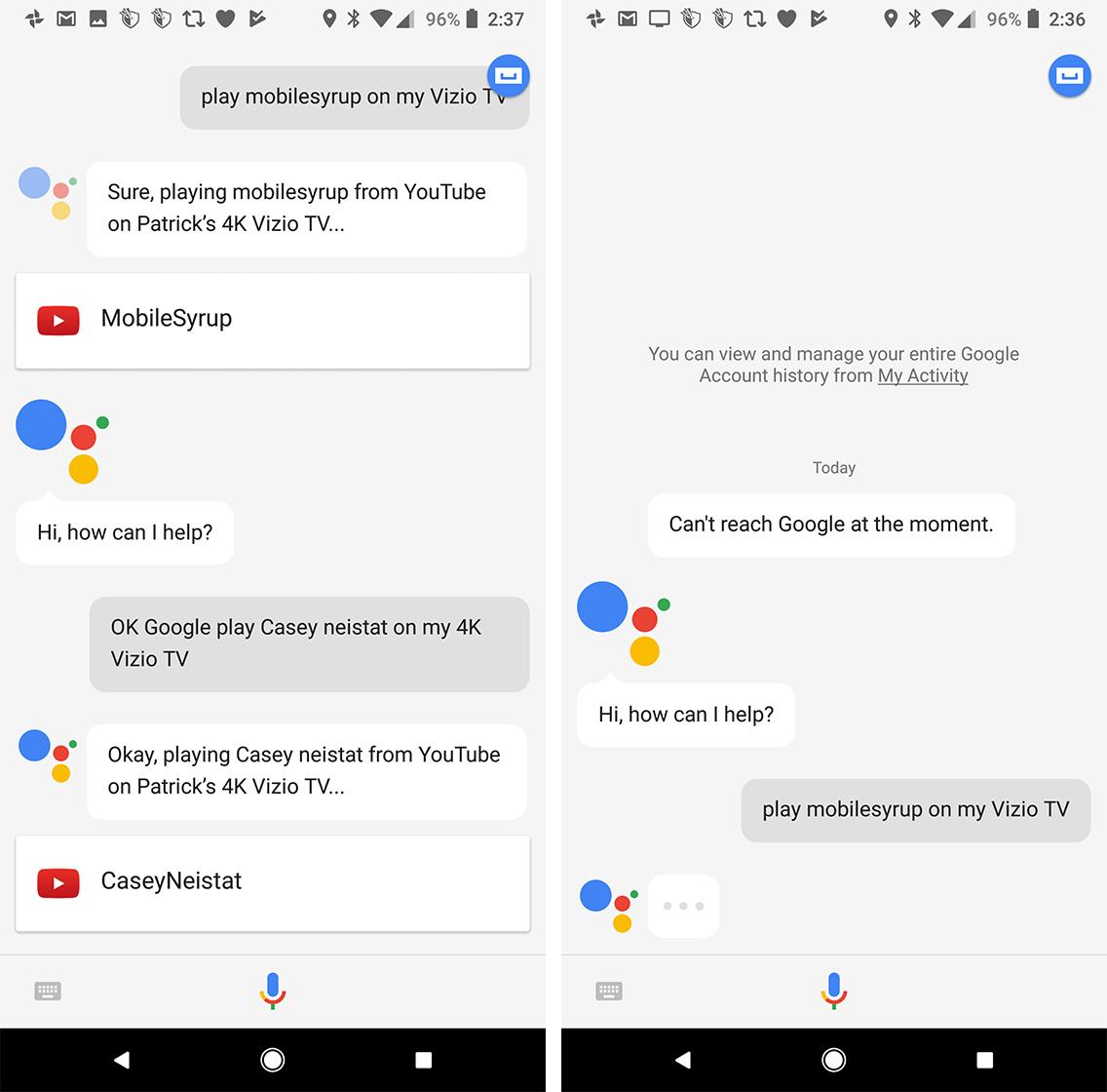 google voice chatbot