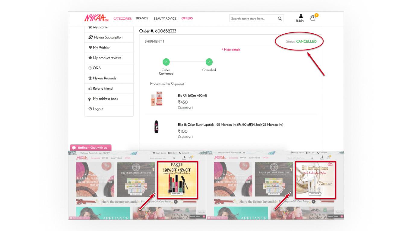 Enhanced Shopping Experience example