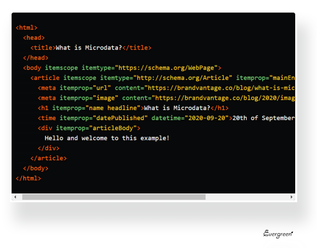 microdata example